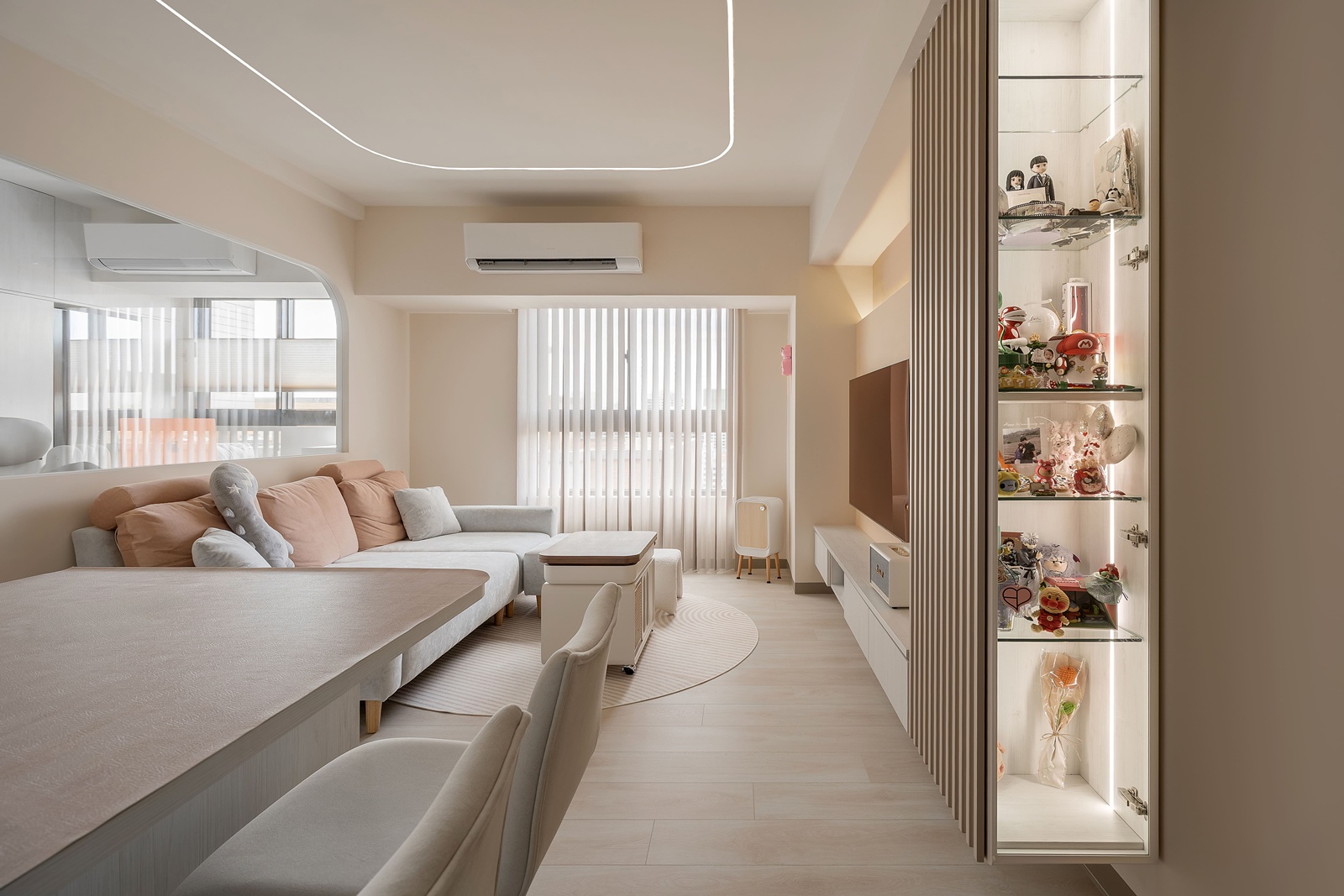 奶油系弧形設計，描繪年輕夫妻19坪的輕暖柔光宅 ｜ 歐德傢俱 DECO TV 室內設計網路平台4